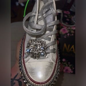 New Nan-Ku Couture studded converse.